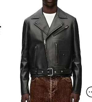  Loewe motorcycle leather jacket