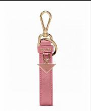 Prada pink leather keychain  - 6