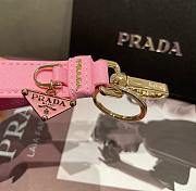 Prada pink leather keychain  - 2