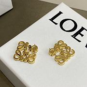 LOEWE carved diamond buckle earings  - 1