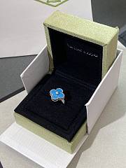 Van Cleef & Arpels special color blue ring - 6