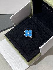 Van Cleef & Arpels special color blue ring - 2