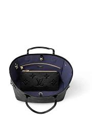 LV Neverfull MM M45685 Black Monogram Empreinte Size 31x28x14 cm - 3