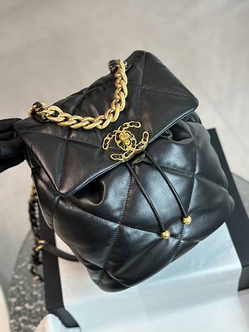 Chanel Classic Black Backpack 26*22*16cm