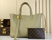 LV Neverful Stone Green Low Key Cabas Handbag 47X31X14CM - 1