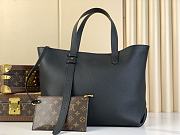 LV Neverful Black Low Key Cabas Handbag 47X31X14CM - 4