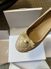 Dior Beige Mary Jane Shoes - 4