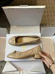 Dior Beige Mary Jane Shoes - 3