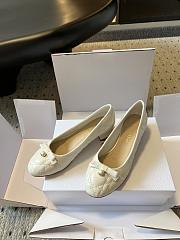 Dior Cream White Mary Jane Shoes - 1