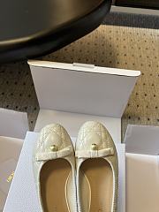 Dior Cream White Mary Jane Shoes - 5