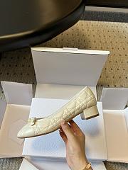 Dior Cream White Mary Jane Shoes - 3