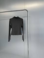 AW American half-high collar slim long-sleeved T-shirt - 4