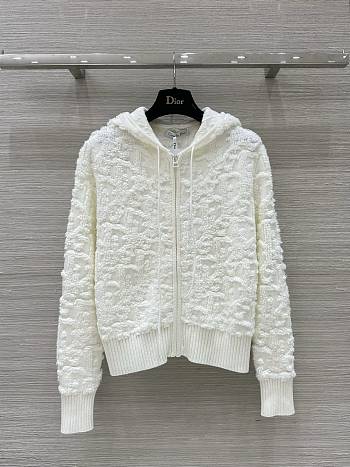 Dior Casual hooded white jacket