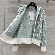  Dior casual hooded jade green jacket - 4