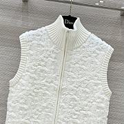 Dior high-end all-match white vest - 6