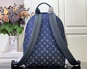 LV M11590 Gradient Blue Flower Discovery Small Backpack 29x38x20CM - 6