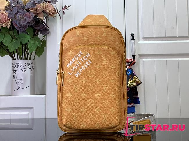 LV M12869 Yellow Avenue Slingbag NM 31x20x7cm - 1