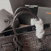 YSL Bellows Bag Black 26CM - 4