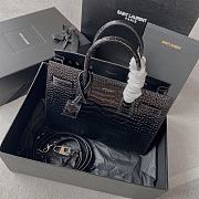 YSL Bellows Bag Black 26CM - 3