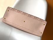 Fendi's latest double FF monogram peekaboo X-tote light pink 41-15.5-36cm - 5