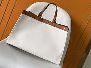 Fendi's latest double FF monogram peekaboo X-tote white 41-15.5-36cm - 6