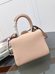 Belgian Delvaux Beige Leather Handle Bag 20x16x10cm - 5