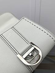 Belgian Delvaux White Leather Handle Bag 20x16x10cm - 2