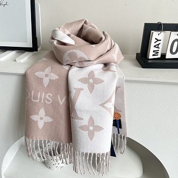 Louis Vuitton's hottest pink and white scarf