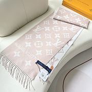 Louis Vuitton's hottest pink and white scarf - 3