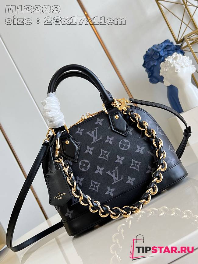 LV Alma BB handbag M12289 Black 17.5 x 11.5 cm - 1