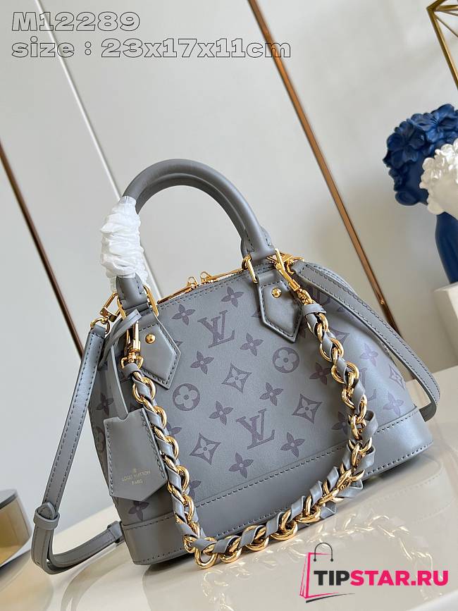 LV Alma BB handbag M12289 Grey 17.5 x 11.5 cm - 1