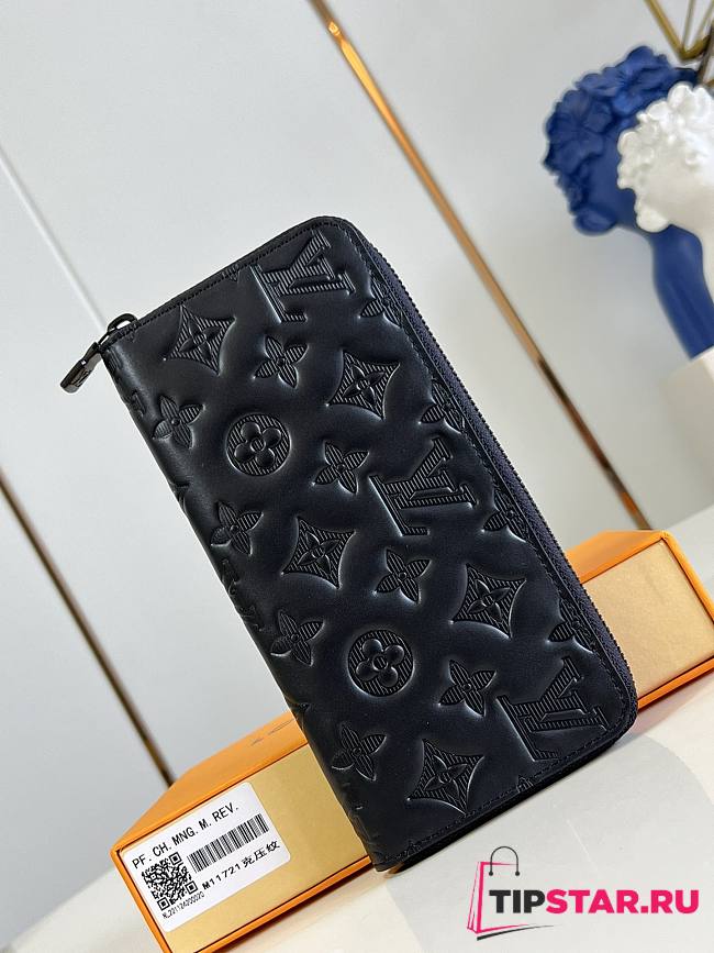 LV Zippy Wallet M11721 Black 21 x 2.5 x 10 cm - 1