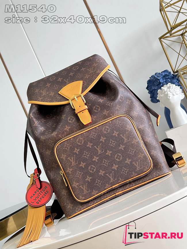 LV M11540 Montsouris Backpack 32 x 40 x 19 cm - 1