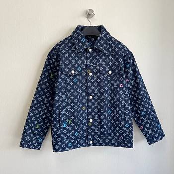 Louis Vuitton custom catwalk denim jacket