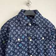 Louis Vuitton custom catwalk denim jacket - 3