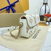 LV WALLET ON CHAIN ​​IVY HANDBAG M82210 CREAMWHITE 23.5*12*4.3cm - 5