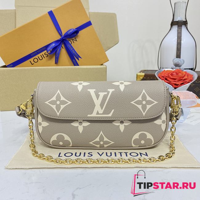 LV WALLET ON CHAIN ​​IVY HANDLE M82211 GREY BAG 23.5*12*4.3cm - 1