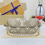 LV WALLET ON CHAIN ​​IVY HANDLE M82211 GREY BAG 23.5*12*4.3cm - 1