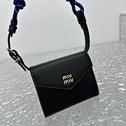 MiuMiu Small Llimited Edition Strappy Flap Underarm Bag 10.5X9CM - 3