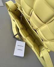 BV Cassette Cassette Pillow Bag Light Yellow 26*18*8cm - 6