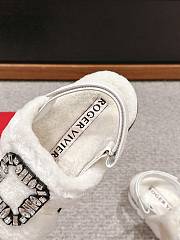 Roger Vivier Wool White Slippers - 2