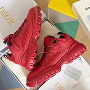 Dior x Levis Hamilton co-branded Jigglypuff couple casual red sneakers - 3