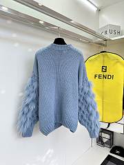 Fendi lazy large blue sweater  - 6