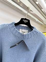 Fendi lazy large blue sweater  - 5