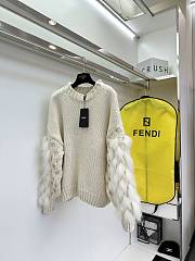 Fendi lazy large beige sweater - 6