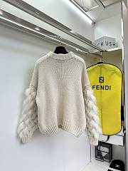 Fendi lazy large beige sweater - 3