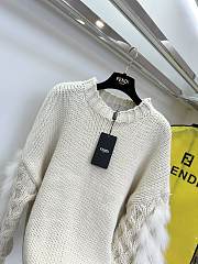 Fendi lazy large beige sweater - 2