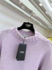 Fendi lazy large purple sweater - 2