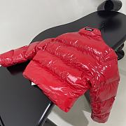 BALENCIAGA SHRUNK PUFFER RED SHORT JACKET - 5