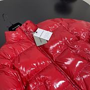 BALENCIAGA SHRUNK PUFFER RED SHORT JACKET - 4